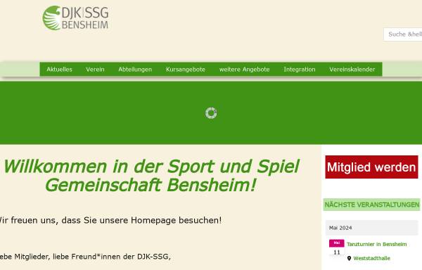 Vorschau von www.ssg-bensheim.de, DJK-SSG Bensheim e.V.