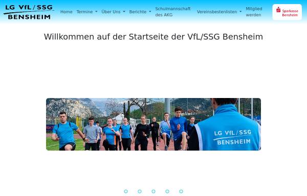 Vorschau von www.vflssgbensheim.de, VfL/SSG Bensheim Leichtathletik