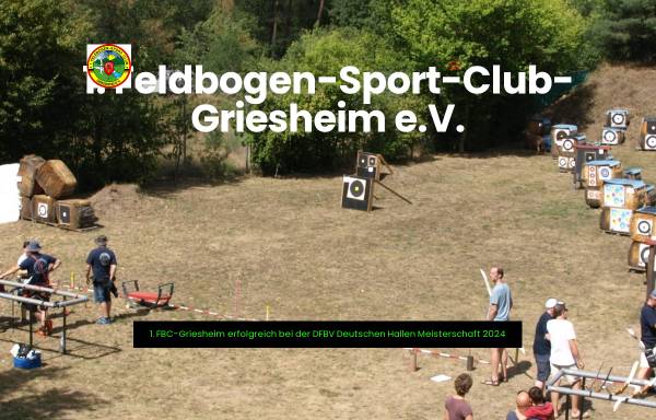 Vorschau von www.fbc-griesheim.de, 1. Feldbogen-Sport-Club Griesheim
