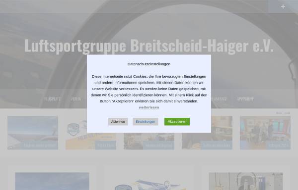 Vorschau von www.lsg-breitscheid.de, Luftsportgruppe Breitscheid-Haiger e.V.