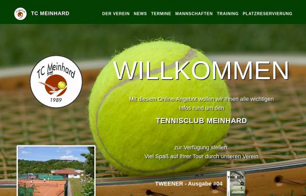 Vorschau von www.tennisclub-meinhard.de, Tennisclub Meinhard e.V.