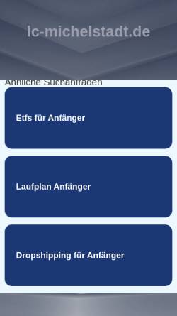 Vorschau der mobilen Webseite www.lc-michelstadt.de, LC Michelstadt e.V.