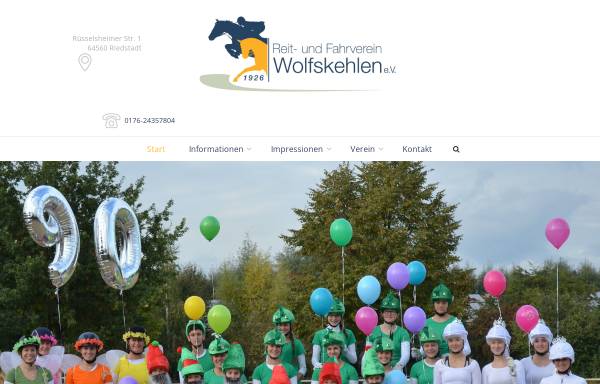 Vorschau von www.ruf-wolfskehlen.de, Reit- und Fahrverein Wolfskehlen