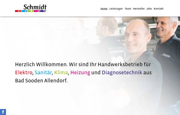 Vorschau von www.schmidt-haustechnik.com, H. Schmidt GmbH & Co. KG