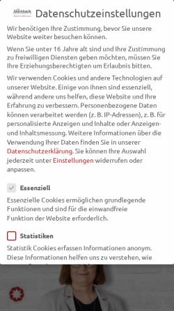 Vorschau der mobilen Webseite www.steinbach-braunfels.de, Anwaltsbüro Steinbach
