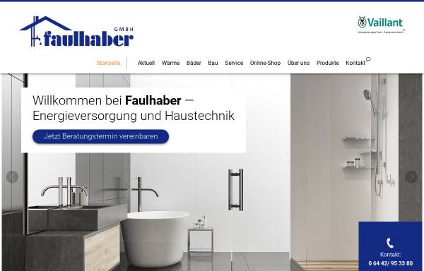 Vorschau von www.faulhaber-sanitaer-heizung.de, Franz Faulhaber