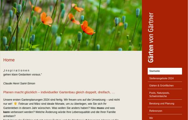 Vorschau von www.gaerten-von-gaertner.de, Gärten von Gärtner