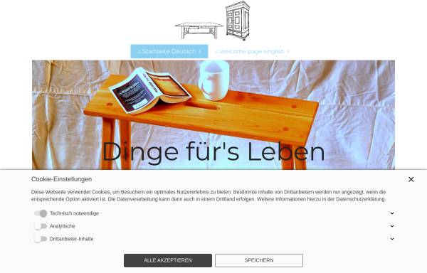 Vorschau von www.dinge-fuers-leben.de, Dinge fürs Leben