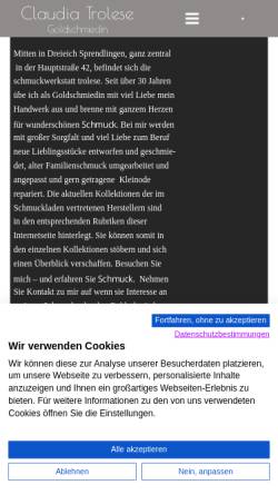 Vorschau der mobilen Webseite www.trolese.de, Trolese & Langen GbR