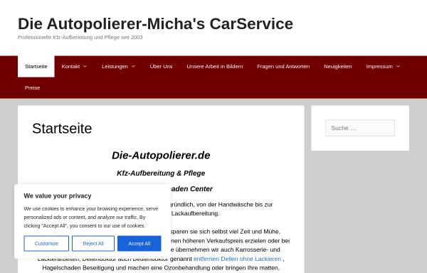 Vorschau von micha-carservice.de, Micha's CarService, Michael Kosak
