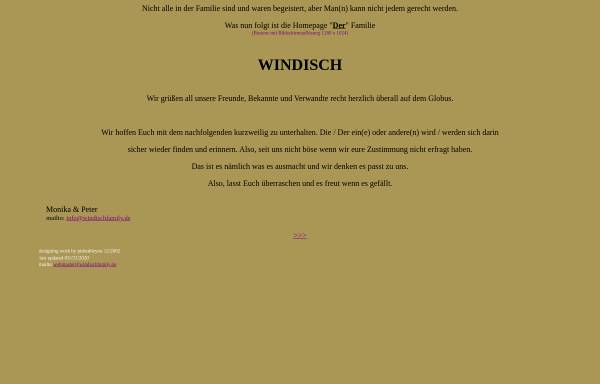 Vorschau von www.windischfamily.de, Windisch, Familie