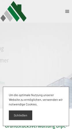 Vorschau der mobilen Webseite hg-kremer.de, Hausverwaltung Kremer
