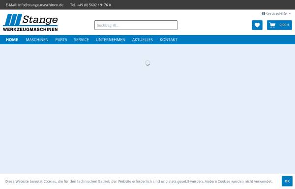 Vorschau von www.stange-maschinen.de, Stange Werkzeugmaschinen, Inh. Dirk Stange