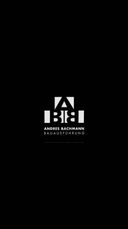 Vorschau der mobilen Webseite www.abb-bauausfuehrung.de, Bauausführung Andres Bachmann