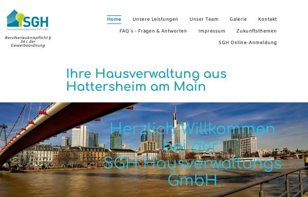 Vorschau von www.sgh-hausverwaltung.de, SGH Hausverwaltungsgesellschaft mbH