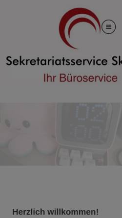 Vorschau der mobilen Webseite www.skriptor-direkt.de, Büroservice Wera Kwiatkowski