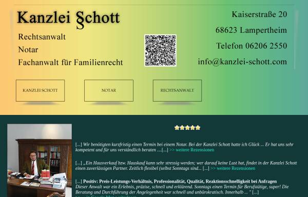 Vorschau von www.kanzlei-schott.com, Kanzlei Schott