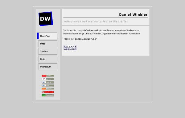 Vorschau von www.danielwinkler.de, Winkler, Daniel