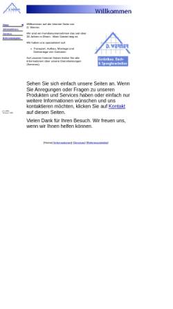 Vorschau der mobilen Webseite www.geruestbau-werner.de, Dirk Werner Gerüstbau