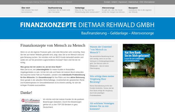 Vorschau von www.finanzkonzepte-rehwald.de, Finanzkonzepte Rehwald