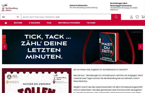 Vorschau von www.buchhandlung-idstein.de, Buchhandlung Markus Idstein