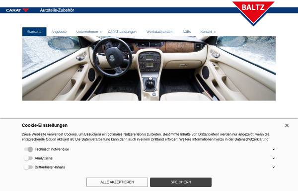 Vorschau von www.autoteile-baltz.de, Baltz Autoteile & Zubehör