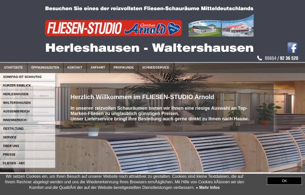 Vorschau von www.fliesen-studio-arnold.de, Fliesen-Studio Christian Arnold