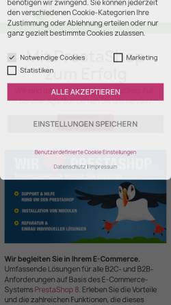Vorschau der mobilen Webseite www.gurkcity.de, Gurkcity Webdesign