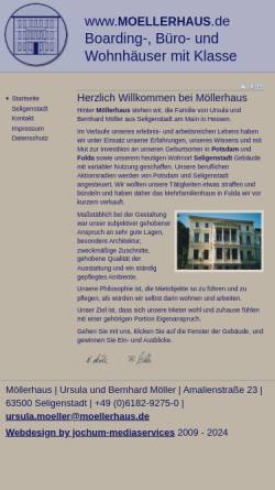 Vorschau der mobilen Webseite www.moellerhaus.de, Möllerhaus