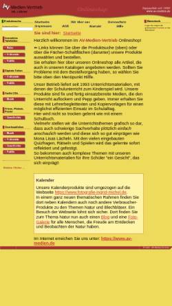 Vorschau der mobilen Webseite www.av-medien.de, AV-Medien-Vertrieb
