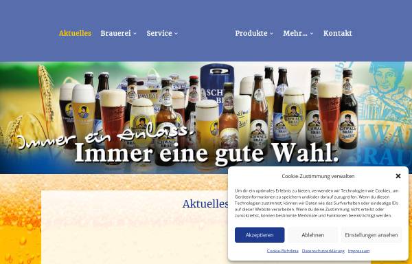 Vorschau von www.schwalmbraeu.de, Brauerei Fr. Haaß KG