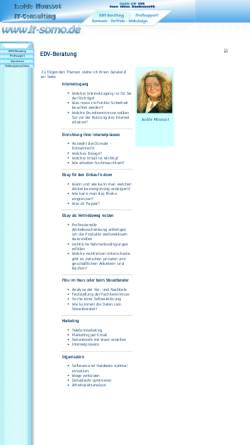 Vorschau der mobilen Webseite www.it-somo.de, Isolde Moussot IT-Consulting