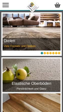 Vorschau der mobilen Webseite www.teppich-schwering.de, Haus der Teppiche Schwering