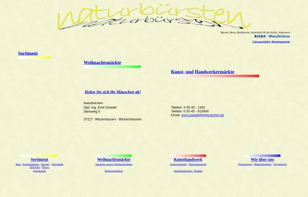 Vorschau von www.haushaltsartikel.de, Naturbürsten Emil Oswald