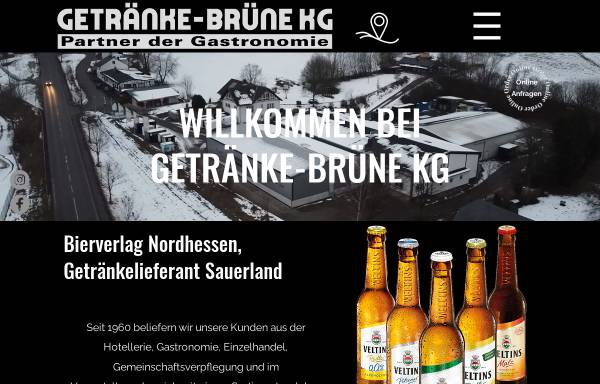 Vorschau von www.getraenke-bruene.de, Getränke Brüne