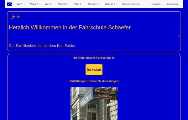 Vorschau von www.zu-fuss-gehen-a.de, Fahrschule Schaefer
