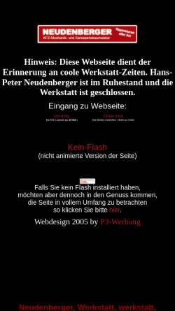 Vorschau der mobilen Webseite www.kfz-neudenberger.de, Hans-Peter Neudenberger