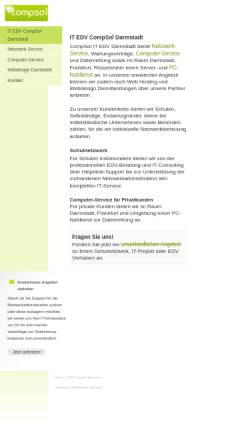 Vorschau der mobilen Webseite www.compsol.de, CompSol Netzwerk-Service