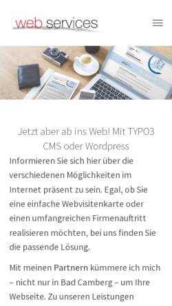Vorschau der mobilen Webseite taunus-webservices.de, Ulrich Diehl - Webservices