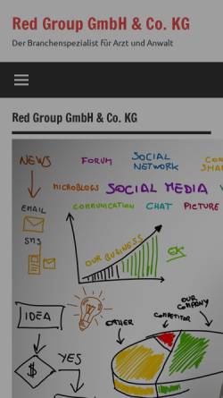 Vorschau der mobilen Webseite www.red-group.de, Red Group IT Service & Consulting