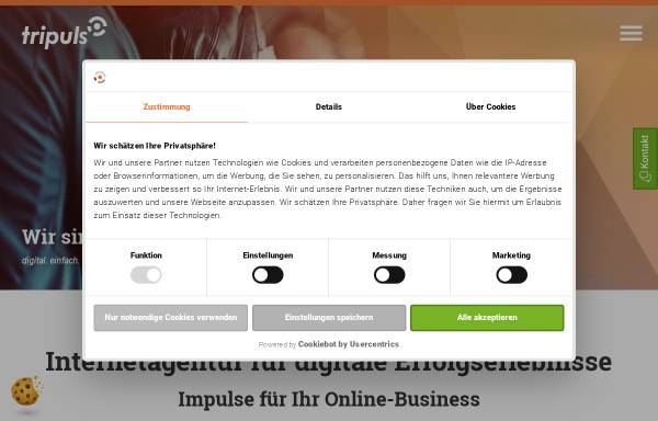 Vorschau von www.tripuls.de, TriPuls Media Innovations GmbH