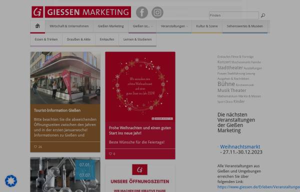 Vorschau von www.giessen-entdecken.de, Tourist-Information Gießen