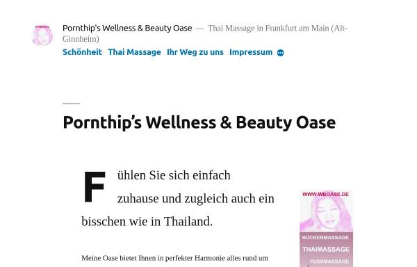 Pornthip's Wellness und Beauty Oase