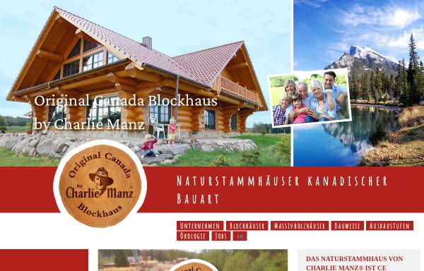 Vorschau von www.original-kanada-blockhaus.de, Charlie Manz, OCB-Original Canada Blockhaus