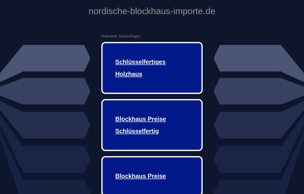 Vorschau von www.nordische-blockhaus-importe.de, Nordische Blockhaus Importe UG