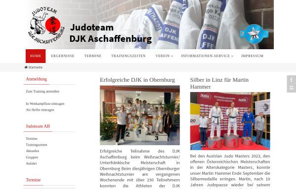 Vorschau von www.judo-aschaffenburg.de, DJK Aschaffenburg