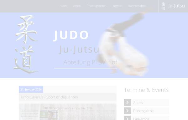Vorschau von www.judo-hof.de, Judo Hof