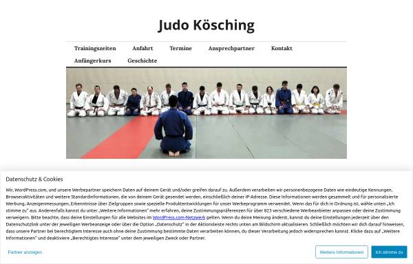 Vorschau von judokoesching.wordpress.com, TSV Kösching - Judoabteilung