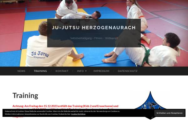 Vorschau von jujutsu-herzogenaurach.com, Ju Jutsu Herzogenaurach e. V.