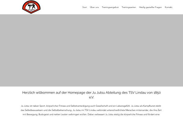 Vorschau von www.ju-jutsu-lindau.de, TSV Lindau; Ju-Jutsu Club